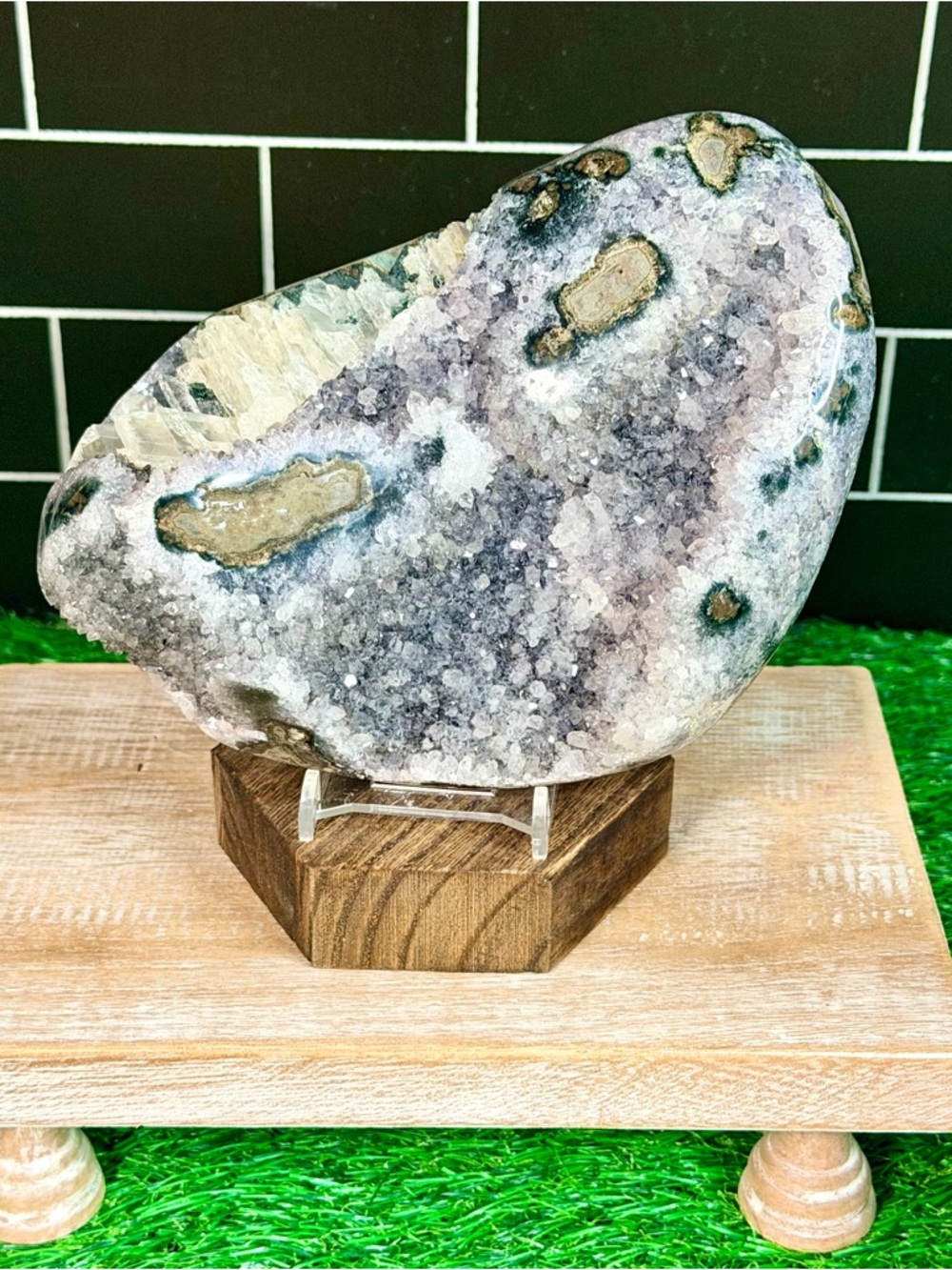 XL Amethyst Calcite Free Form